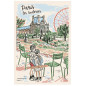 Torchon Paris Les tuileries Ecru 48 x 72