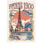 Strofinaccio Paris Expo universelle Écru 48 X 72