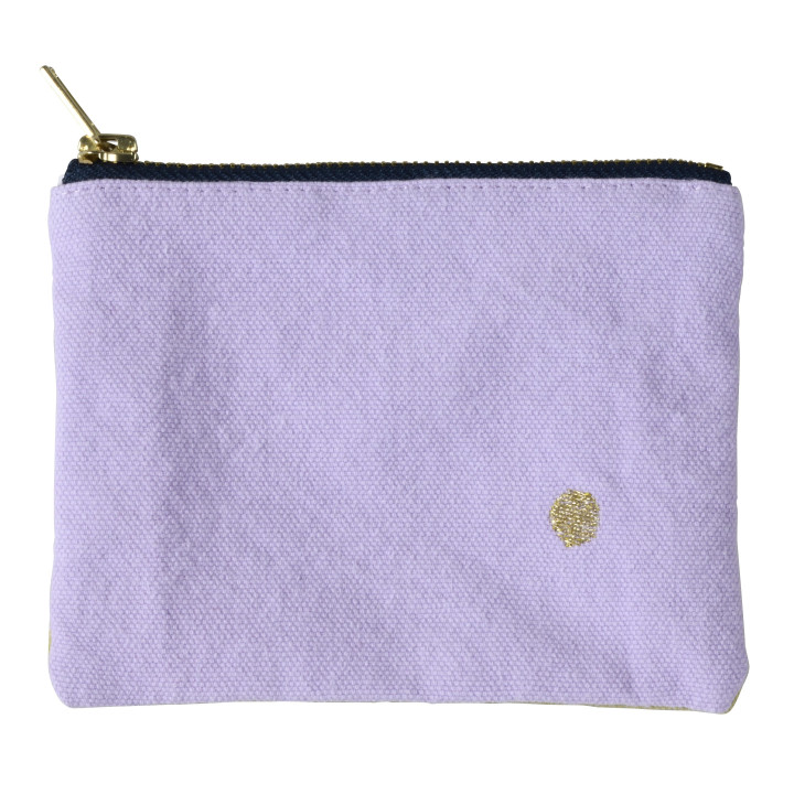 Pochette Tricolo Lilas ananas S 11 x 14 x 1