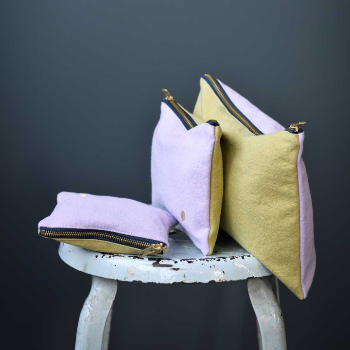 Tricolo-etui Lilas 11 X 14 X 1