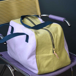 Weekendtas Tricolo Lilas 28 X 42 X 20