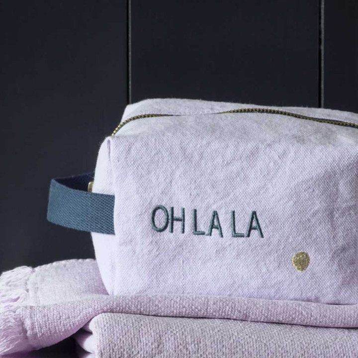 Trousse cube Ohlala Lilas 10 x 16 x 10