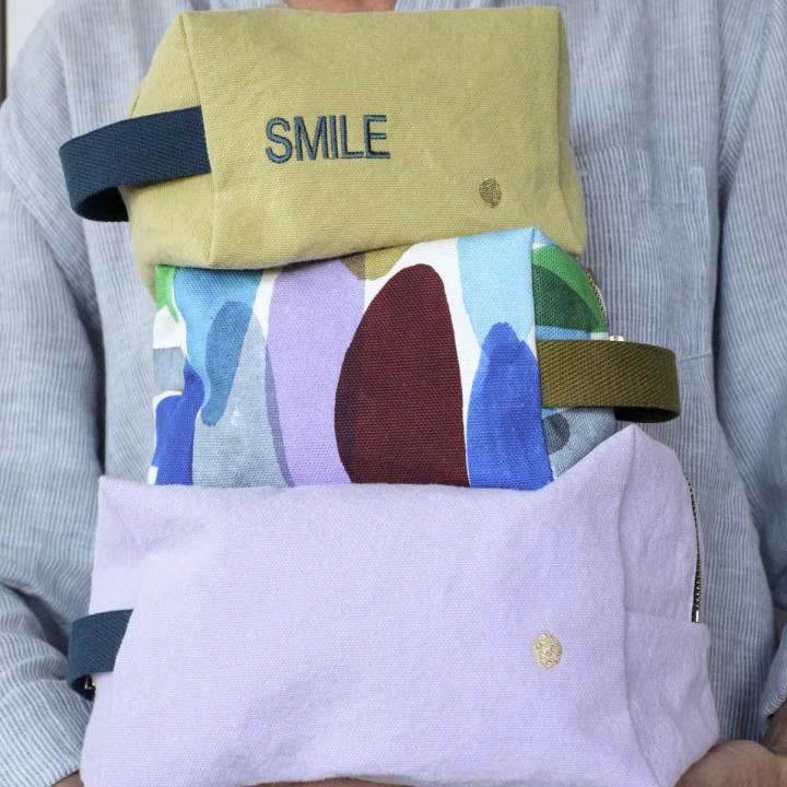 Neceser cúbico Smile Ananas S 10 X 16 X 10