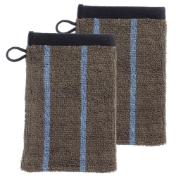 Set da 2 guanti da bagno Charly Potatoes 15 X 21