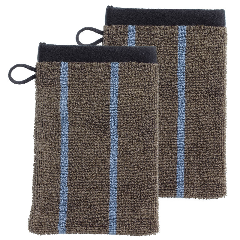 Juego de 2 manoplas de baño Charly Potatoes 15 X 21