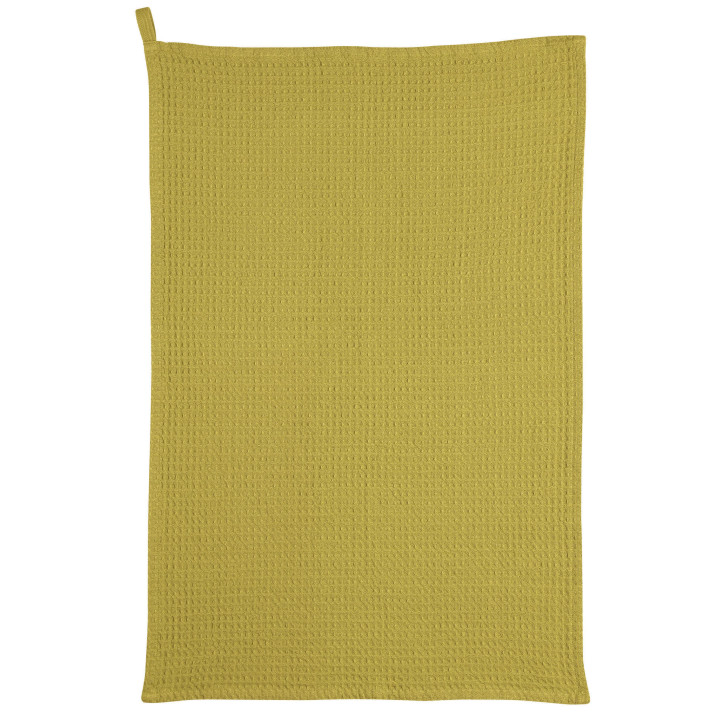 Effen honingraat theedoek Mumba Bergamote 50 X 70