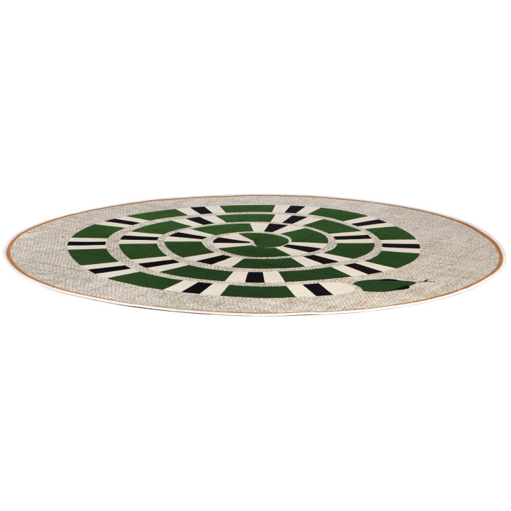 Tapete de exterior Yoka Naturel Diamètre 160