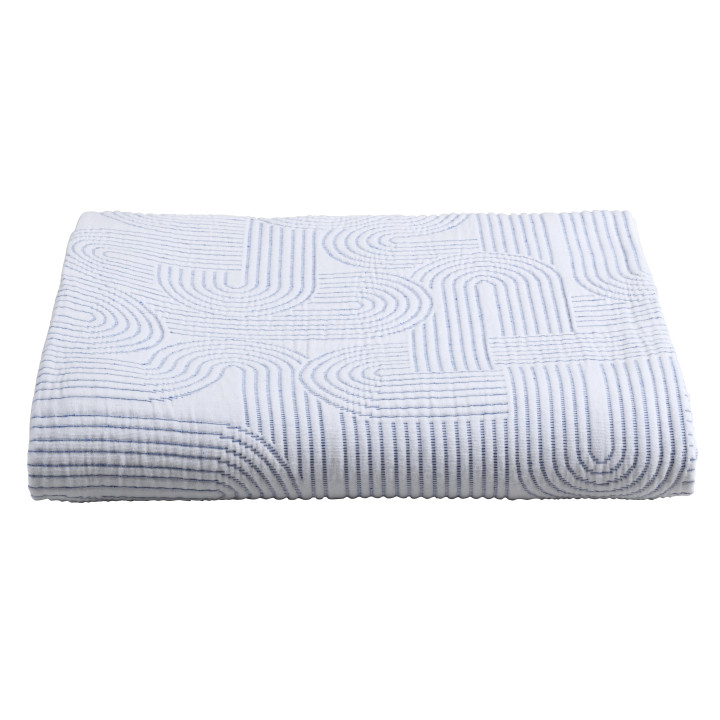 Plaid Kiko Indigo 140 X 180