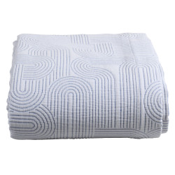 Manta de cama Kiko Indigo 180 X 260