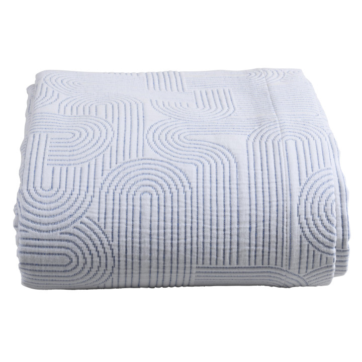 Cubrecama Kiko Indigo 180 X 260