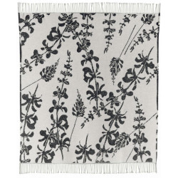 Plaid riciclato Gini Carbone 127 X 160