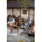 Gerecycleerde plaid Gini Carbone 127 X 160