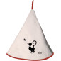Handtuch Dubout Chat papillon Ivoire Diameter 60