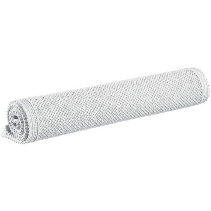 Tapis de bain uni Etia Neige 54 x 64