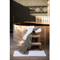 Tapis de bain uni Etia Neige 54 x 64