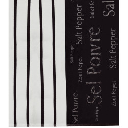 Jacquard-Geschirrtuch Sel & Poivre Noir 50 X 70