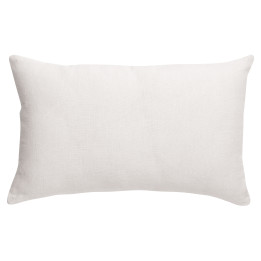 Einfarbiges Kissen Zeff Blanc 30 X 50