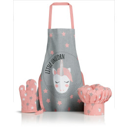 Grembiule, Cappello da cuoco e Guanto da cucina Unicorn Perle 52 X 63