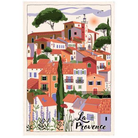 Geschirrtuch Village Provence Écru 48 X 72