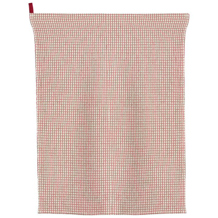 Torchon Nid d'abeille Mumba Rubis 50 x 70