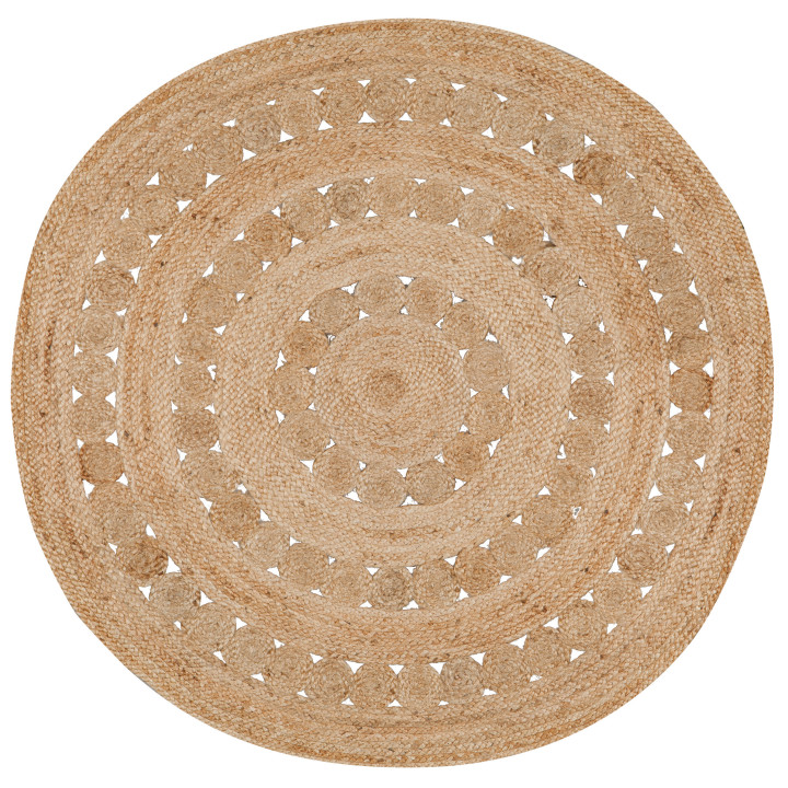 Patna Teppich Naturel Diameter 120