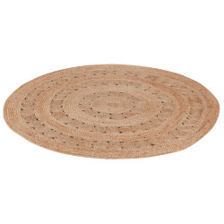 Patna Teppich Naturel Diameter 120