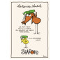 Torchon Shadoks Le bon sens Ecru 48 x 72