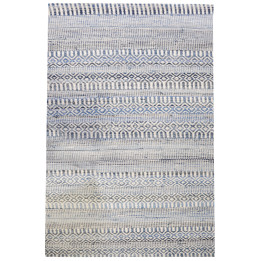 Teppich Sarah Ivoire/Bleu 120 X 180