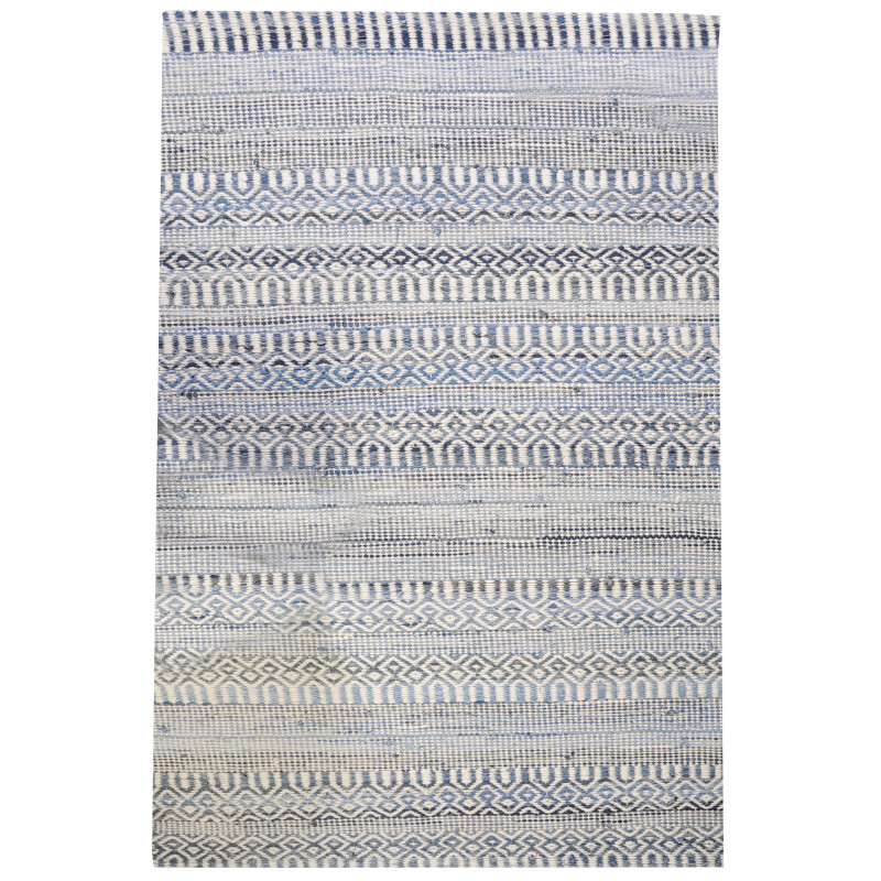 Teppich Sarah Ivoire/Bleu 120 X 180