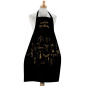 Groot keukenschort Les Tire-Bouchons Noir 72 X 96