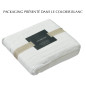 Drap housse Zeff Blanc 140x190 bonnet 30cm