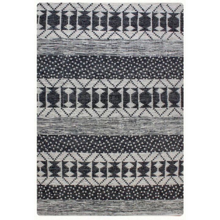Tapis Zambezi Ivoire/charbon 160 x 230