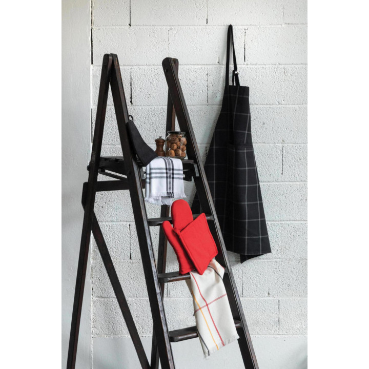 Grembiule da cucina riciclato Doha Noir 80 X 85