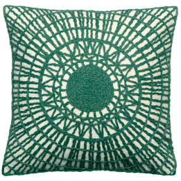 Cuscino ricamato Noa Épicéa 45 X 45