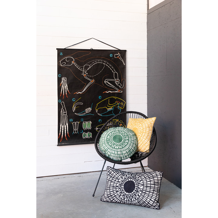 Besticktes Kissen Noa Épicéa 45 X 45