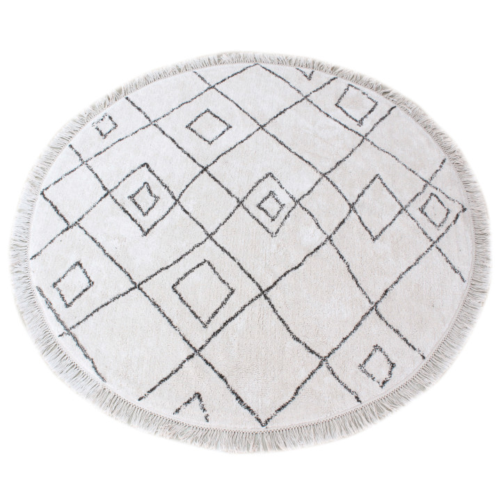 Ervin Tapijt Ivoire/Taupe Diameter 160