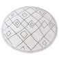 Ervin Teppich Ivoire/Taupe Diameter 160
