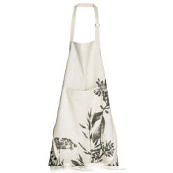Tablier de cuisine Fleuri Isam Ombre 80 x 85