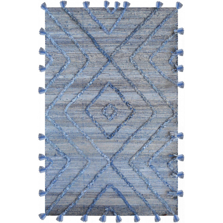 Worgan Teppich Bleu/Ivoire 120 X 180