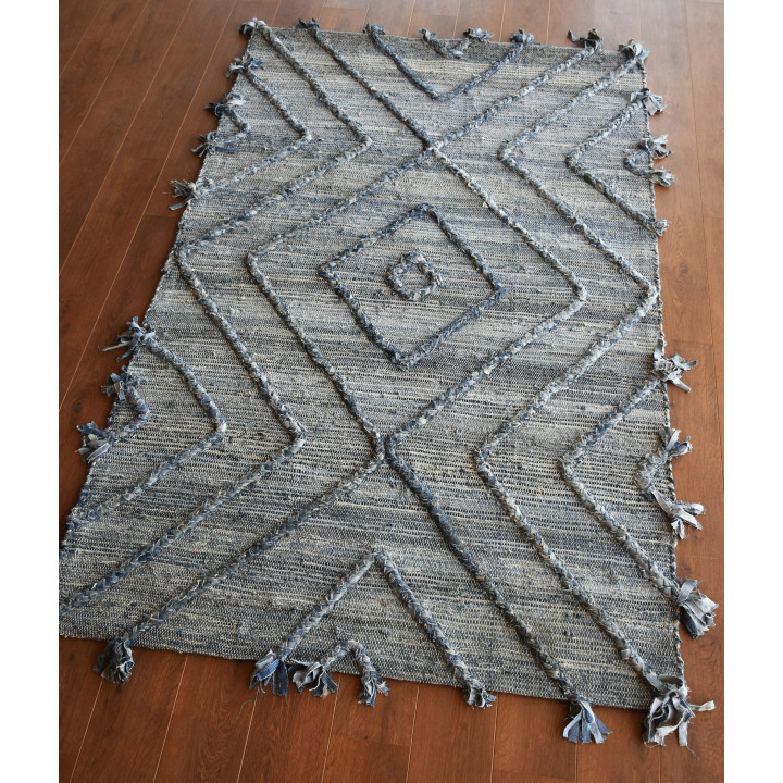 Worgan tapijt Bleu/Ivoire 120 X 180