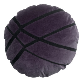 Cojín bordado Fara Raisin Diameter 50