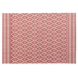 Conjunto de mesa Kadra Naturel/Rouge 33 X 45