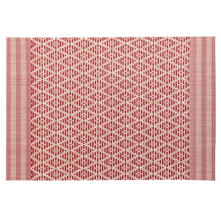 Kadra Tischset Naturel/Rouge 33 X 45