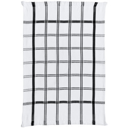 Theedoek Carol Noir 50 X 70