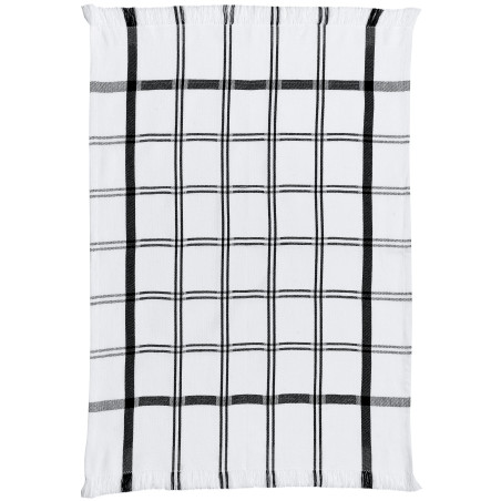 Theedoek Carol Noir 50 X 70