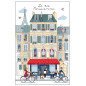 Torchon La vie parisienne Blanc 48 x 72
