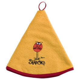 Shadoks handdoek Jaune Diameter 60