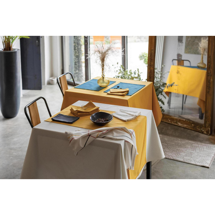 Conjunto de 2 guardanapos reciclados Delia Paon 41 X 41