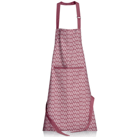 Gecoate keukenschort Pompei Orchidée 72 X 85