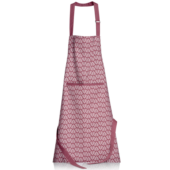 Delantal de cocina recubierto Pompei Orchidée 72 X 85
